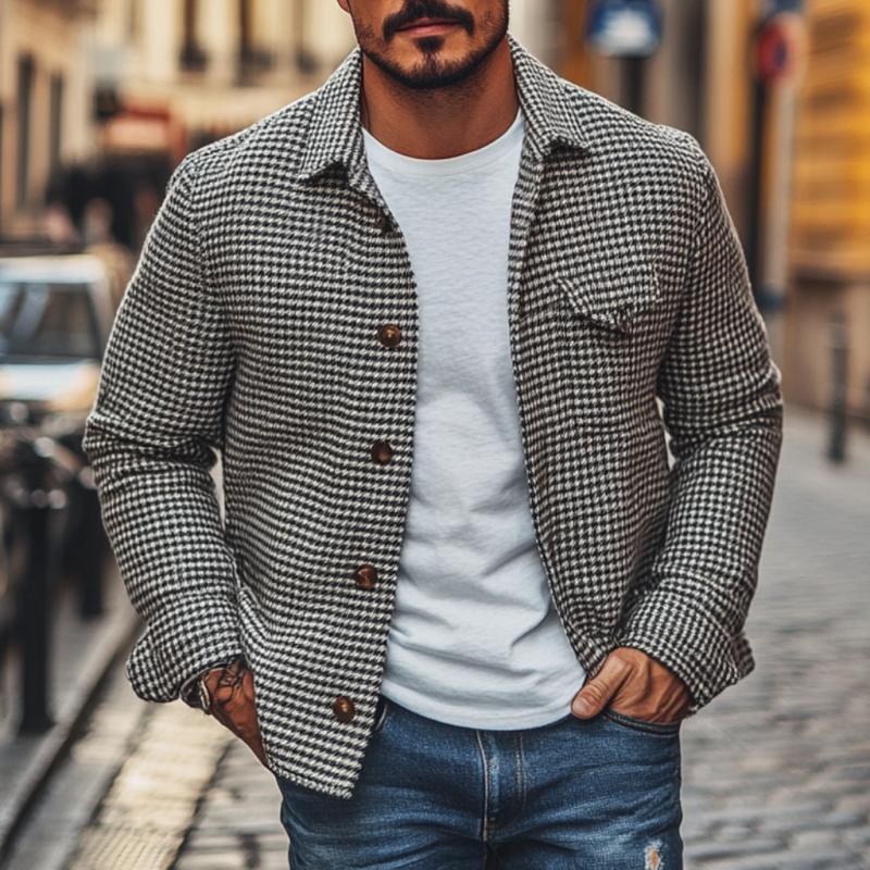 Tommy | Men's Long Sleeve Patch Pocket Overshirt