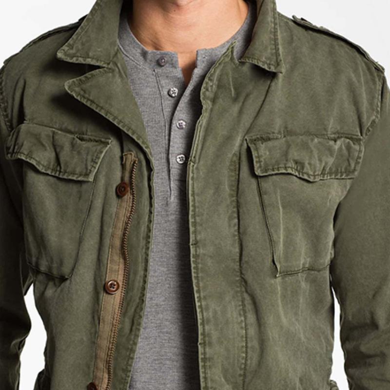 Quentin | Men's Vintage Multi-Pocket Field Jacket