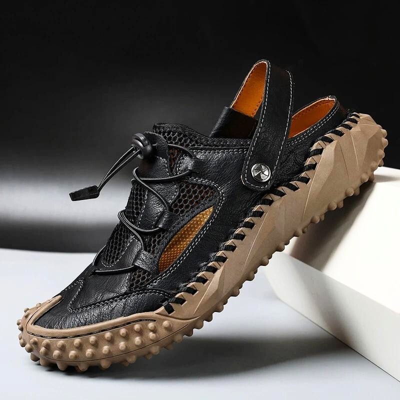 Abel | Men's Closed-Toe Casual Leather Sandals