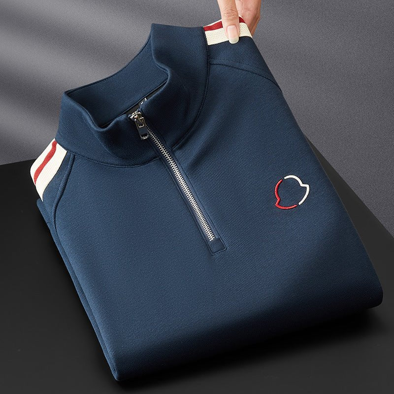 Orion | Men's Contrast Stripe Athletic Jacket & Pants Set