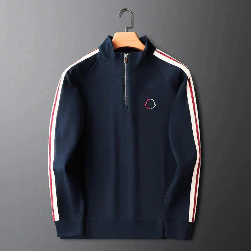 Orion | Men's Contrast Stripe Athletic Jacket & Pants Set