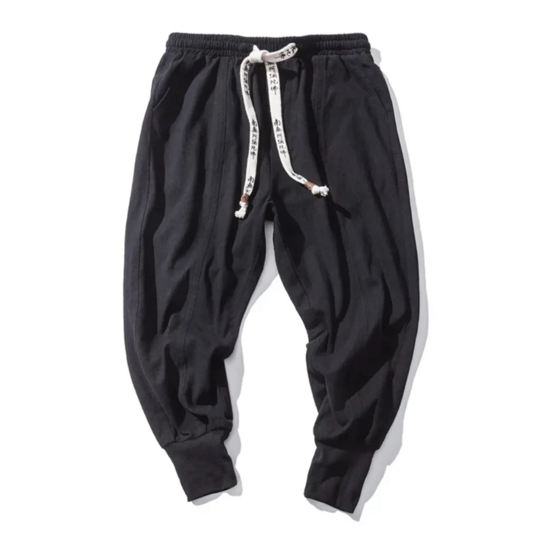 Kaiser | Men's Drop Crotch Pants with Drawstring Waist