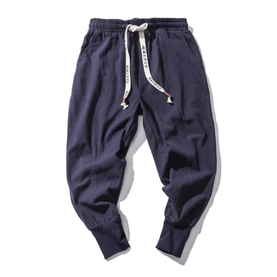 Kaiser | Men's Drop Crotch Pants with Drawstring Waist