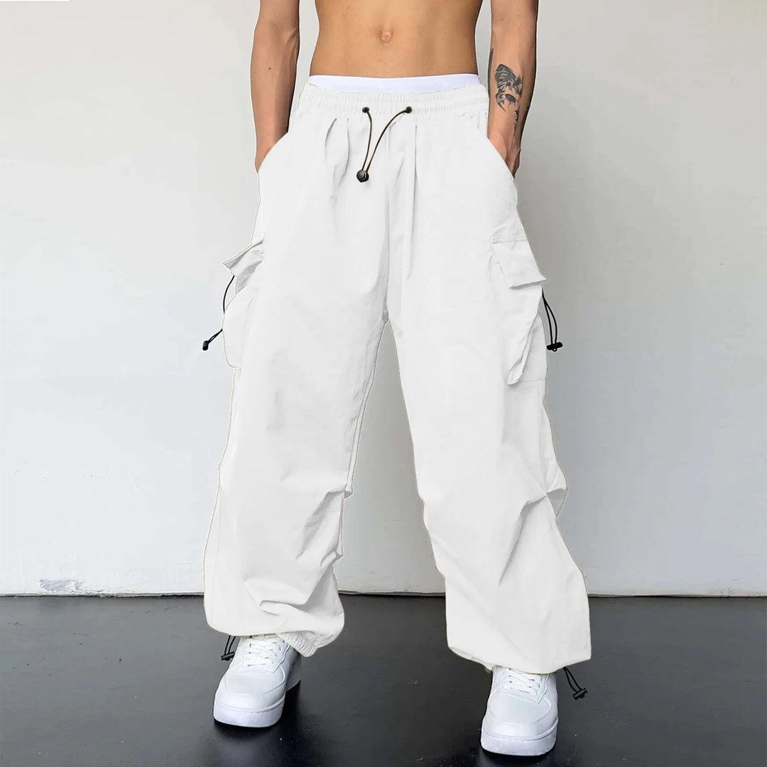 Flint | Men's Baggy Cargo Parachute Pants