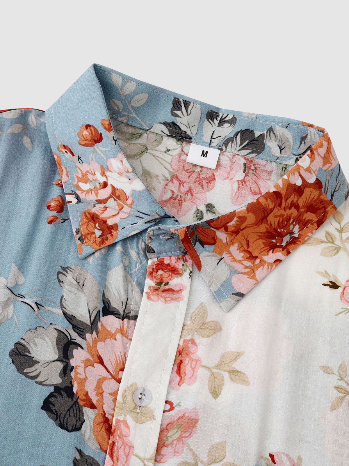 Kashmir | Men's Floral Button-Down Short Sleeve Shirt