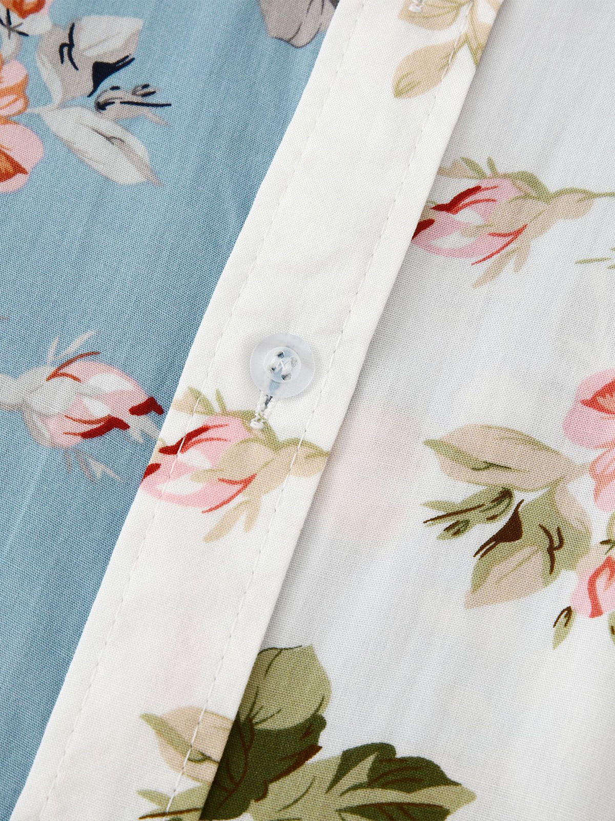 Kashmir | Men's Floral Button-Down Short Sleeve Shirt