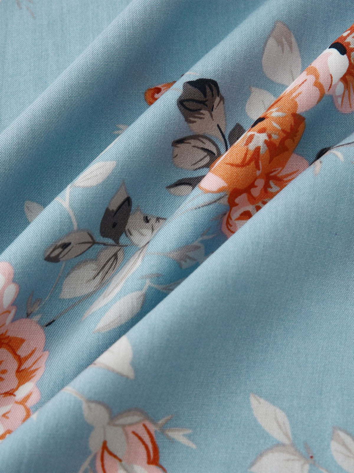 Kashmir | Men's Floral Button-Down Short Sleeve Shirt