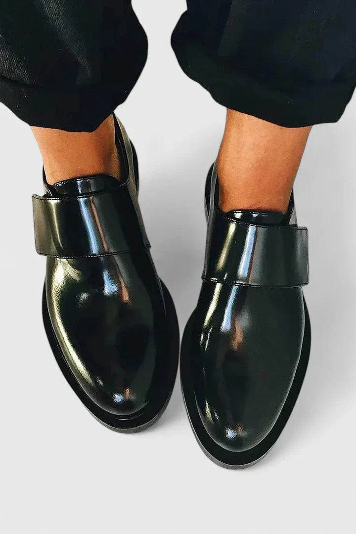 Ciro | Men's Black Patent Leather Loafers