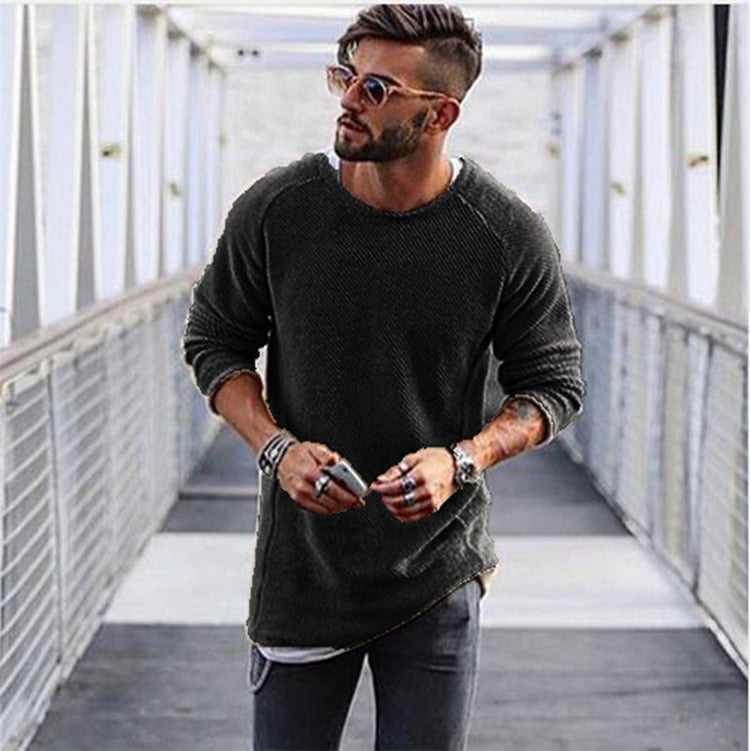 Juniel | Men's Crew Neck Knitted Pullover Sweater