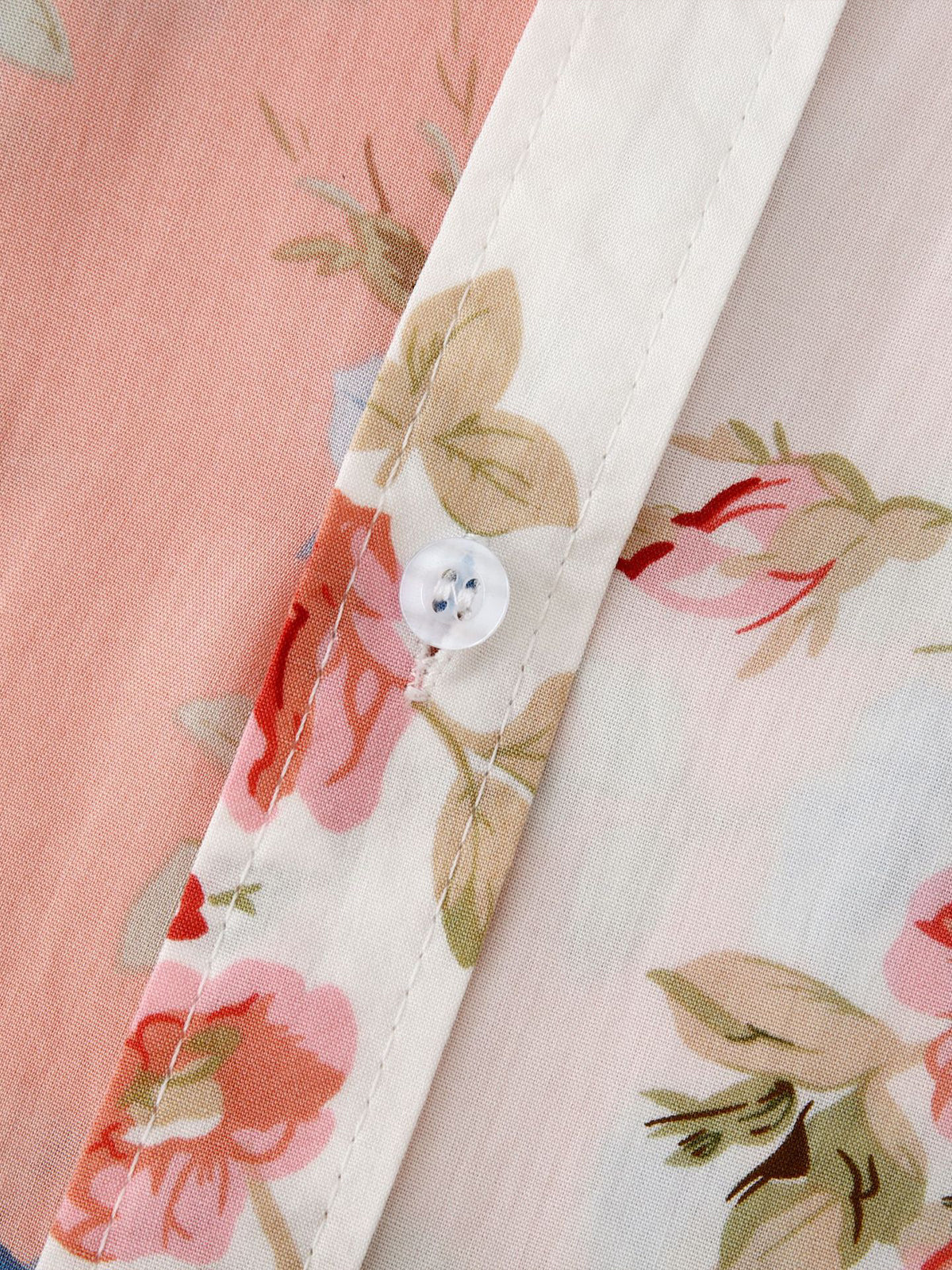 Kashmir | Men's Floral Button-Down Short Sleeve Shirt