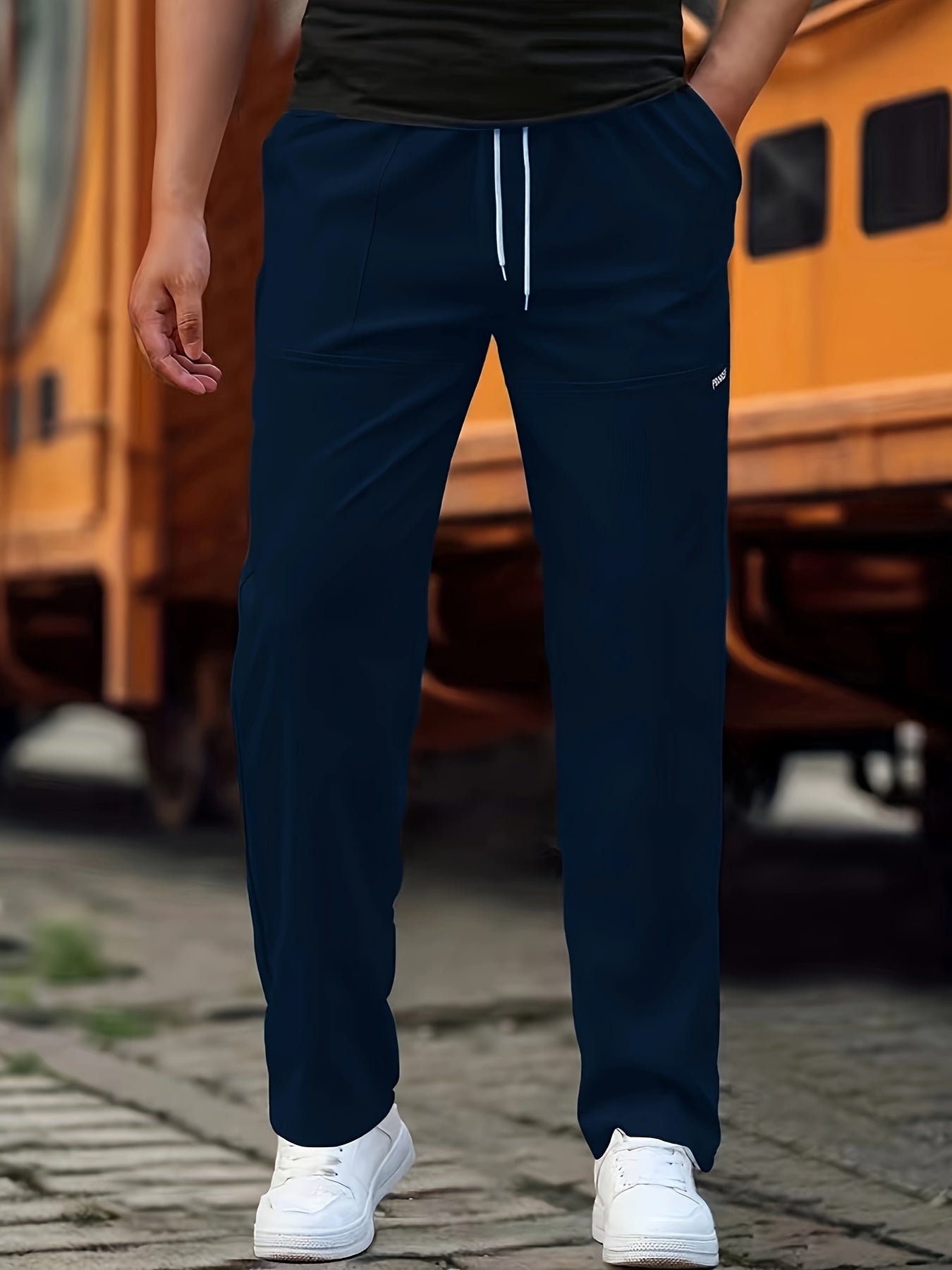 Pascal | Men's Slim Fit Drawstring Joggers with Pockets