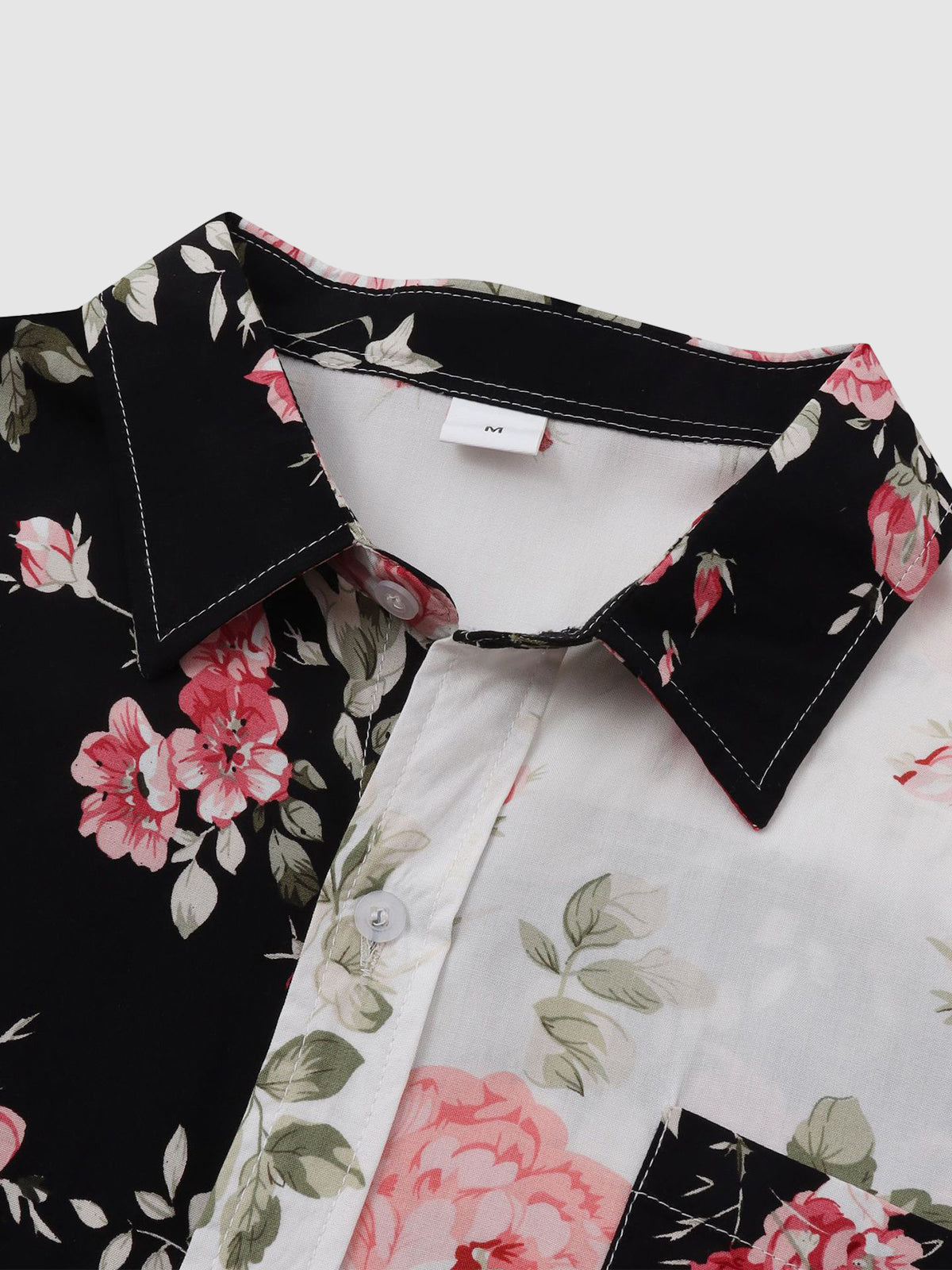 Kashmir | Men's Floral Button-Down Short Sleeve Shirt