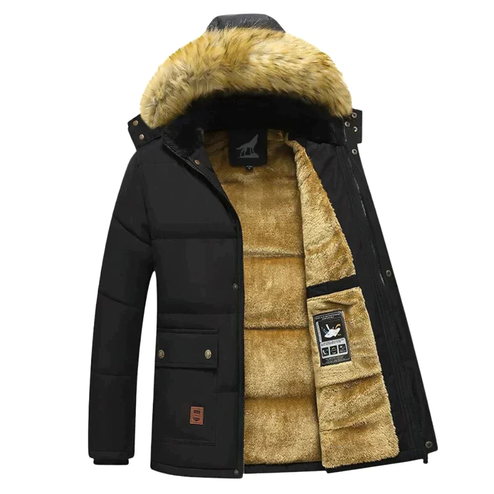 Jethro | Men's Insulated Winter Parka with Removable Hood