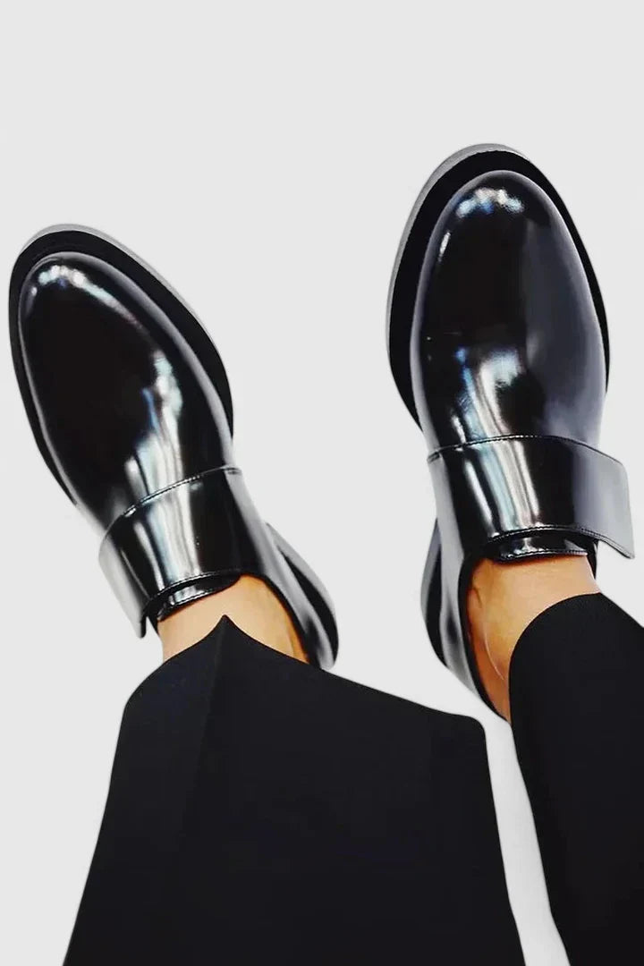 Ciro | Men's Black Patent Leather Loafers