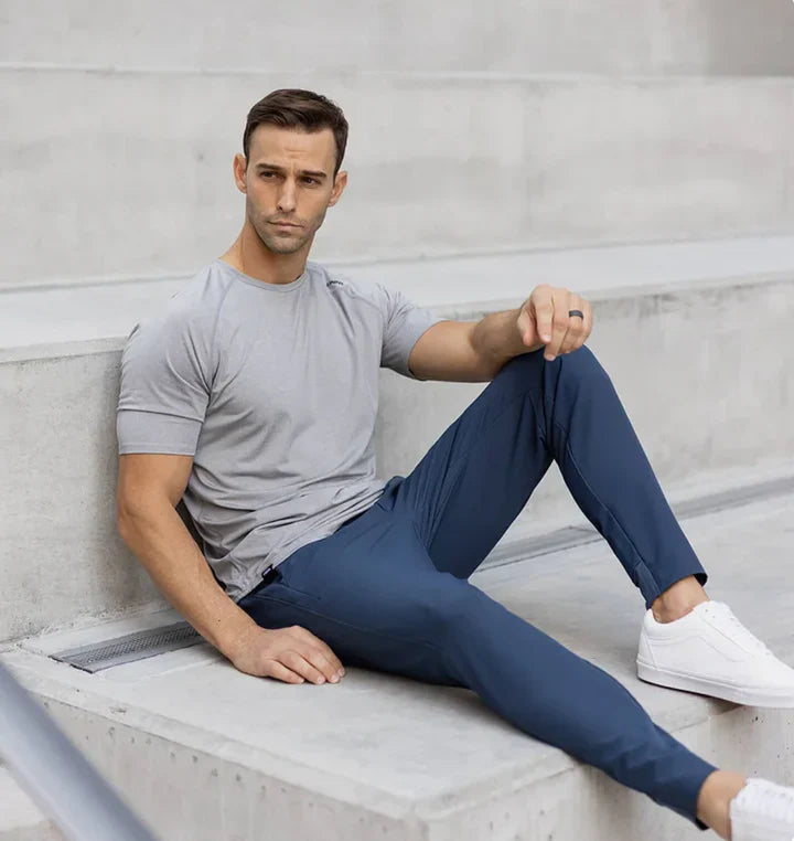Wesley | Men's Stretch Flex Formal Suit Trousers