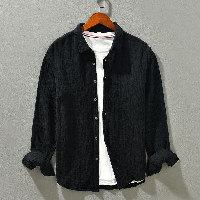 Caius |  Men's Lightweight Long Sleeve Summer Shirt