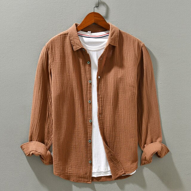 Caius |  Men's Lightweight Long Sleeve Summer Shirt
