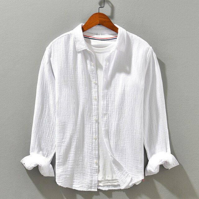 Caius |  Men's Lightweight Long Sleeve Summer Shirt