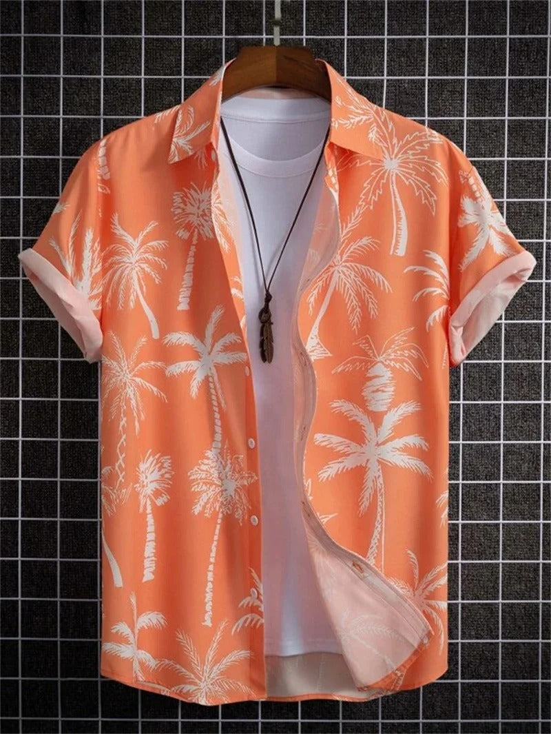 Robin |  Men's Short Sleeve Hawaiian Shirt