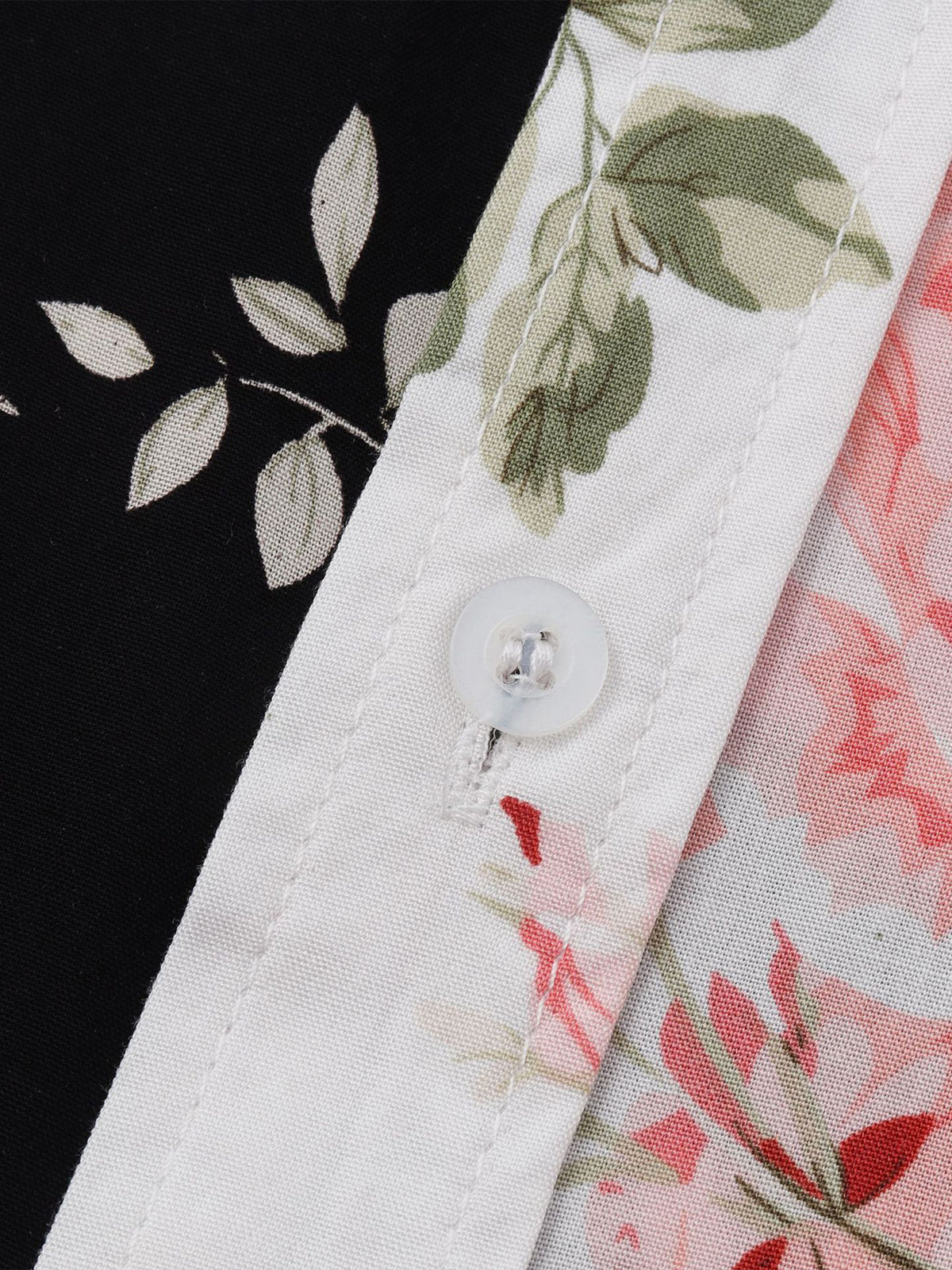 Kashmir | Men's Floral Button-Down Short Sleeve Shirt