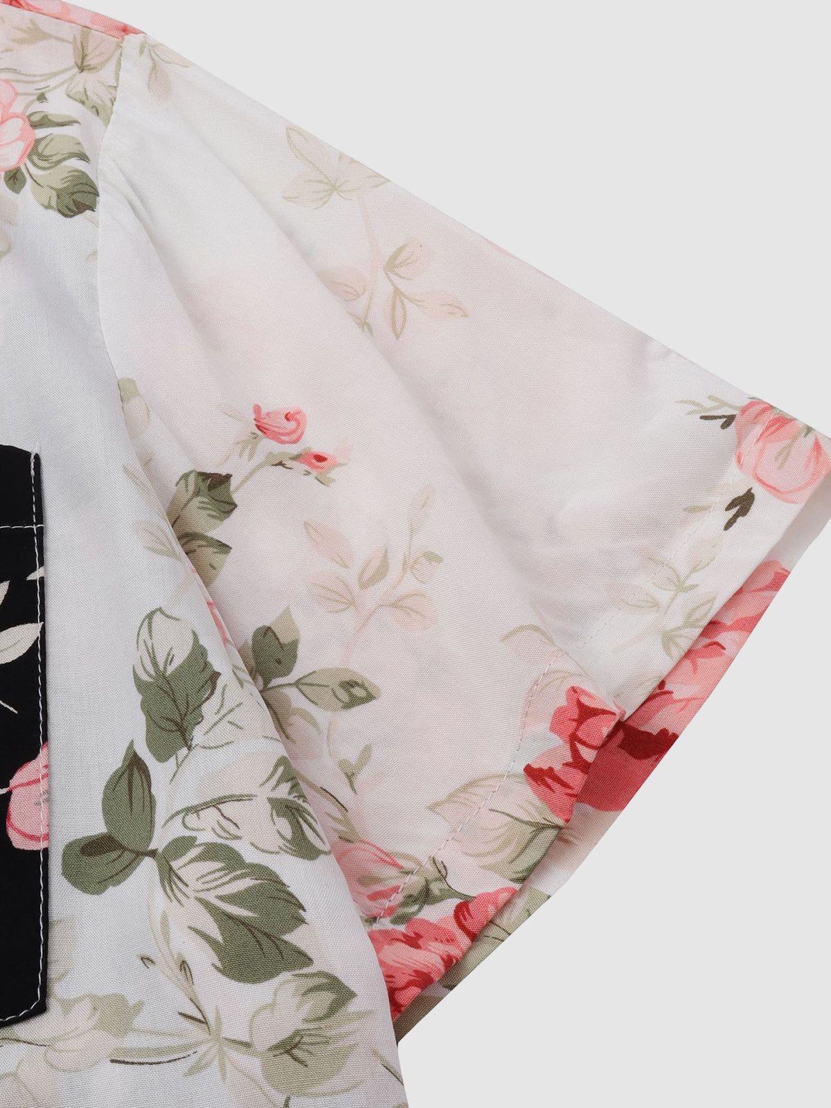 Kashmir | Men's Floral Button-Down Short Sleeve Shirt