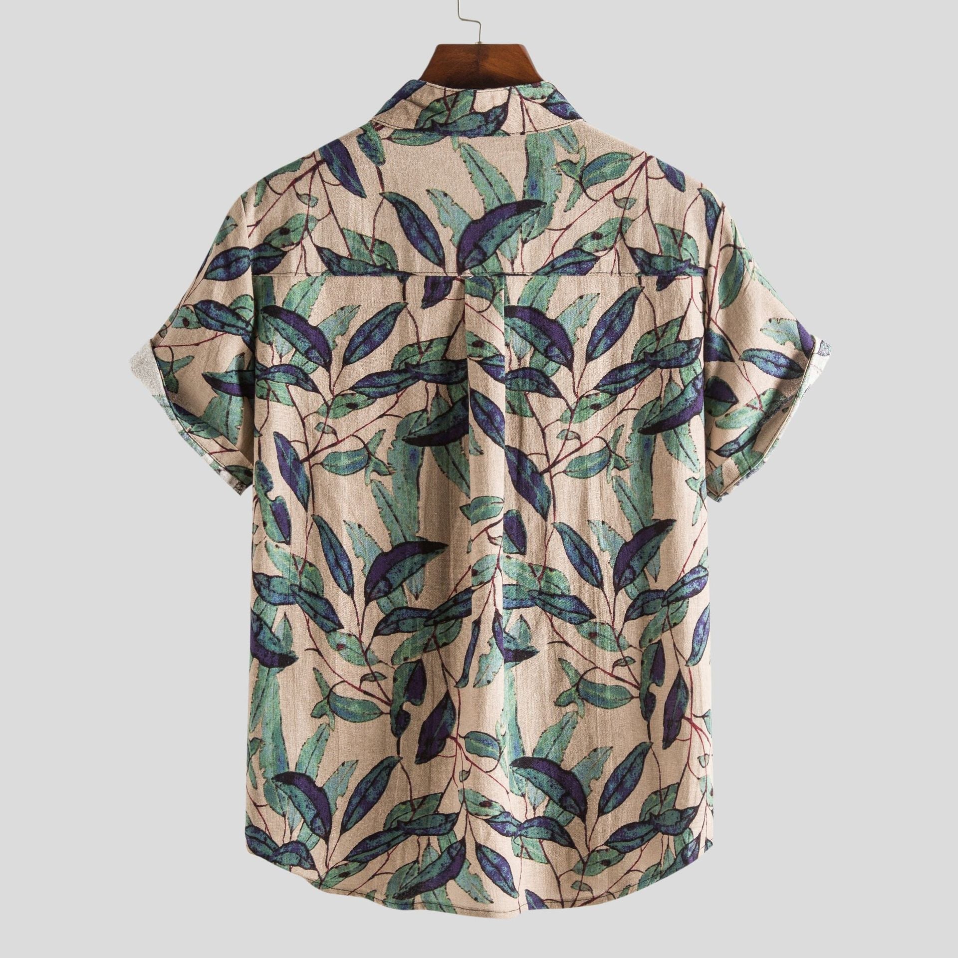 Jeff |  Men's Printed Short Sleeve Summer Shirt