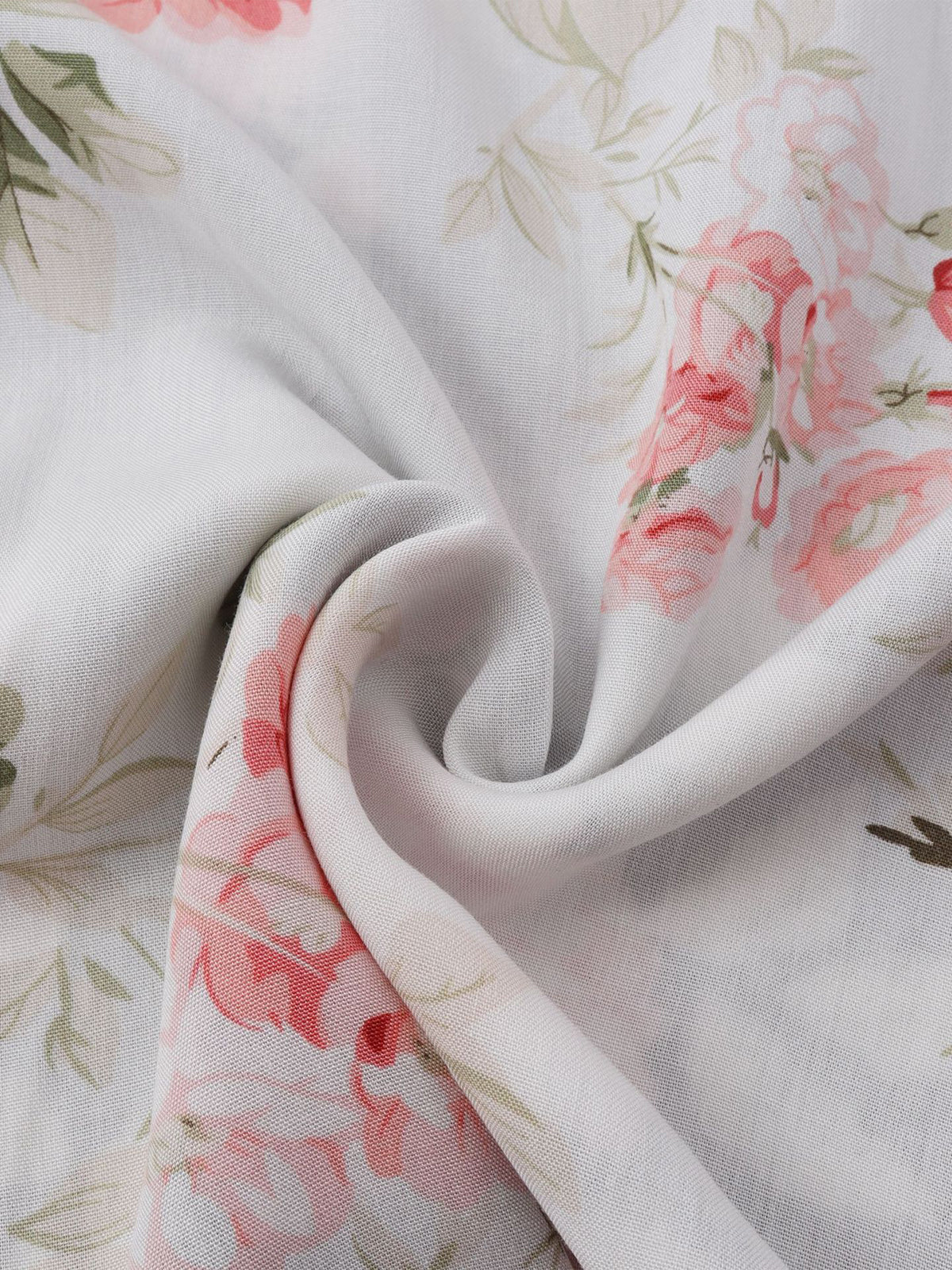 Kashmir | Men's Floral Button-Down Short Sleeve Shirt