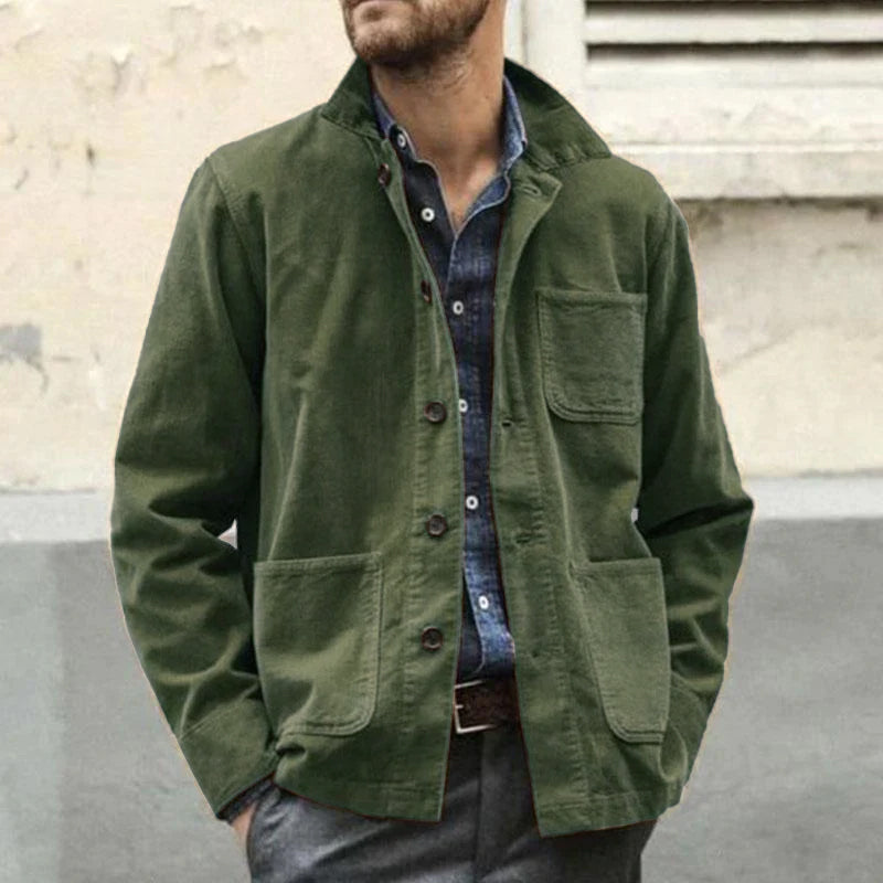 Jude | Vintage Lapel Jacket with Flap Pockets