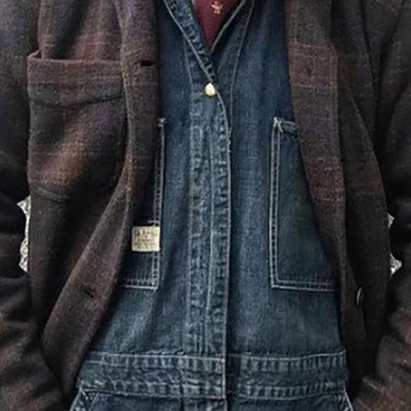 Jackson | Men's Vintage Checkered Lapel Jacket