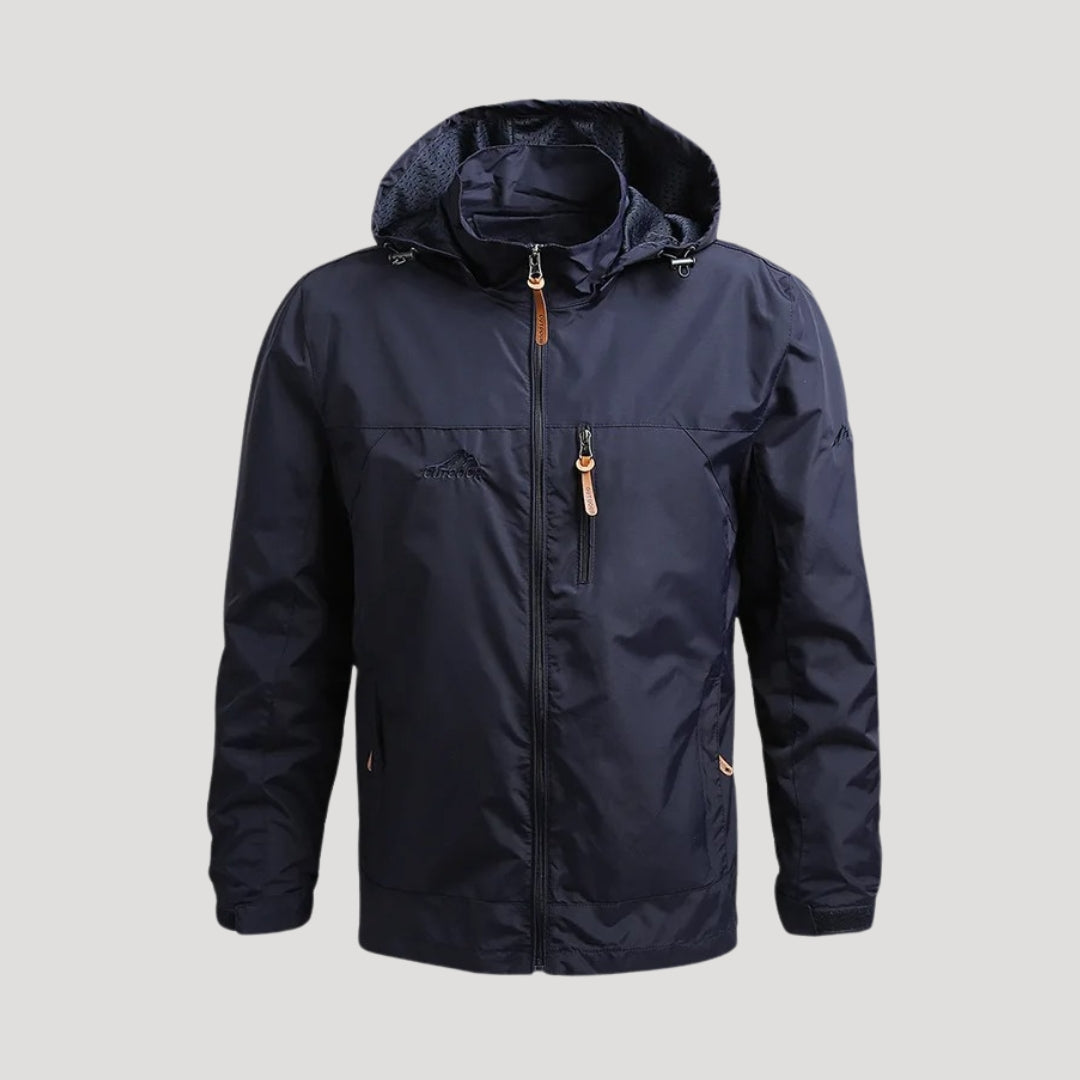 Shawn | Men's Lightweight Waterproof Hooded Rain Jacket
