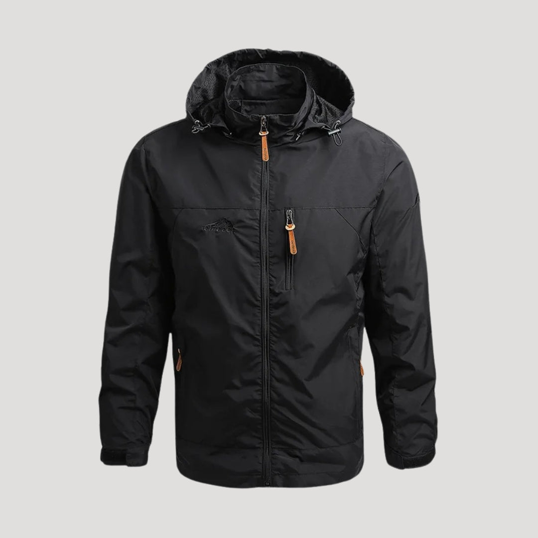 Shawn | Men's Lightweight Waterproof Hooded Rain Jacket