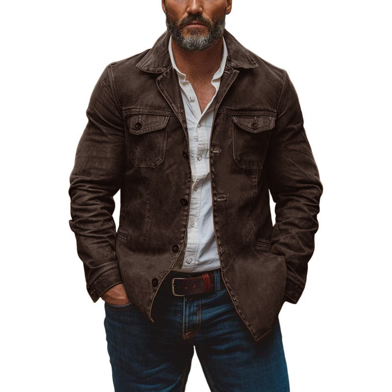 Justin | Men's Vintage Multi-Pocket Jacket