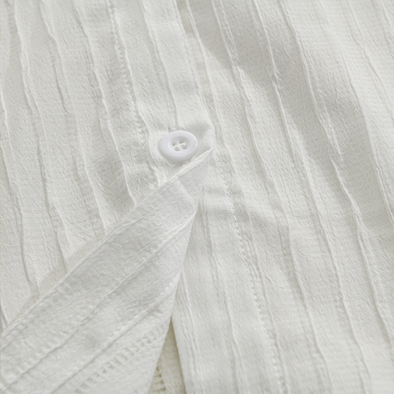 Cullen | Men's Striped Long Sleeve Linen Shirt
