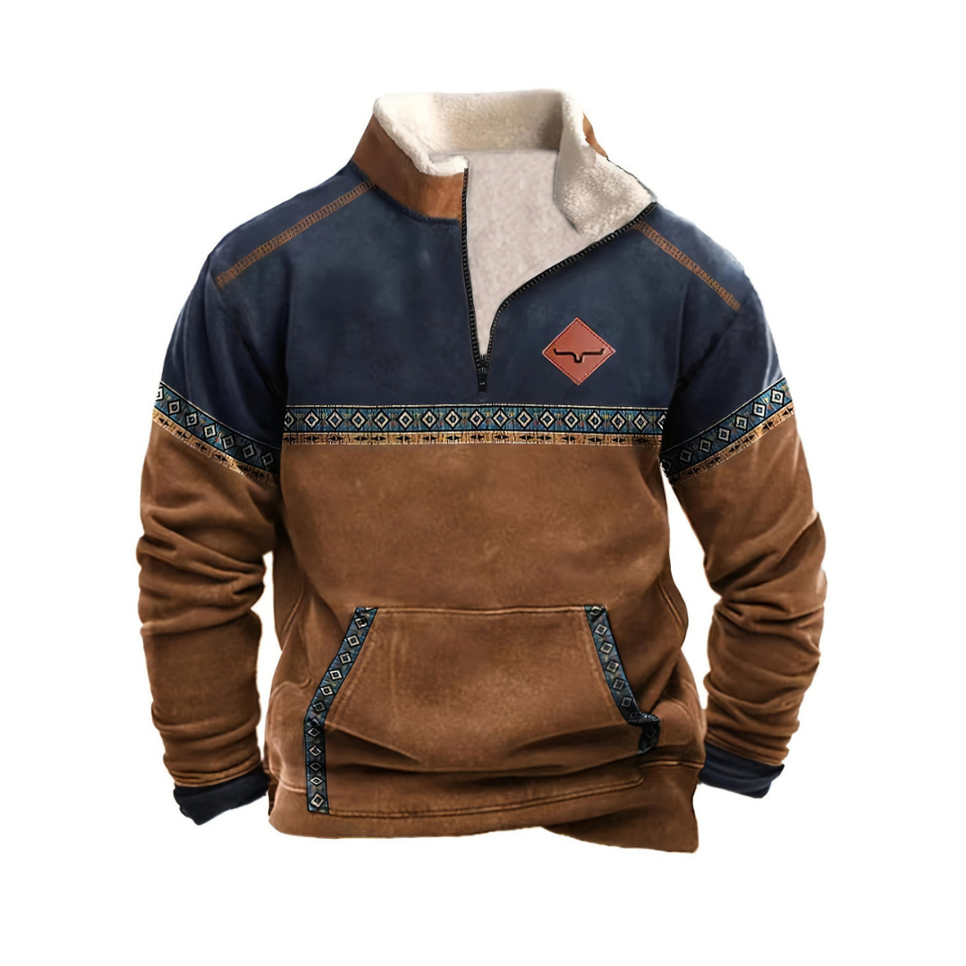 Ulrich | Men's Long Sleeve Zip-Front Sweater