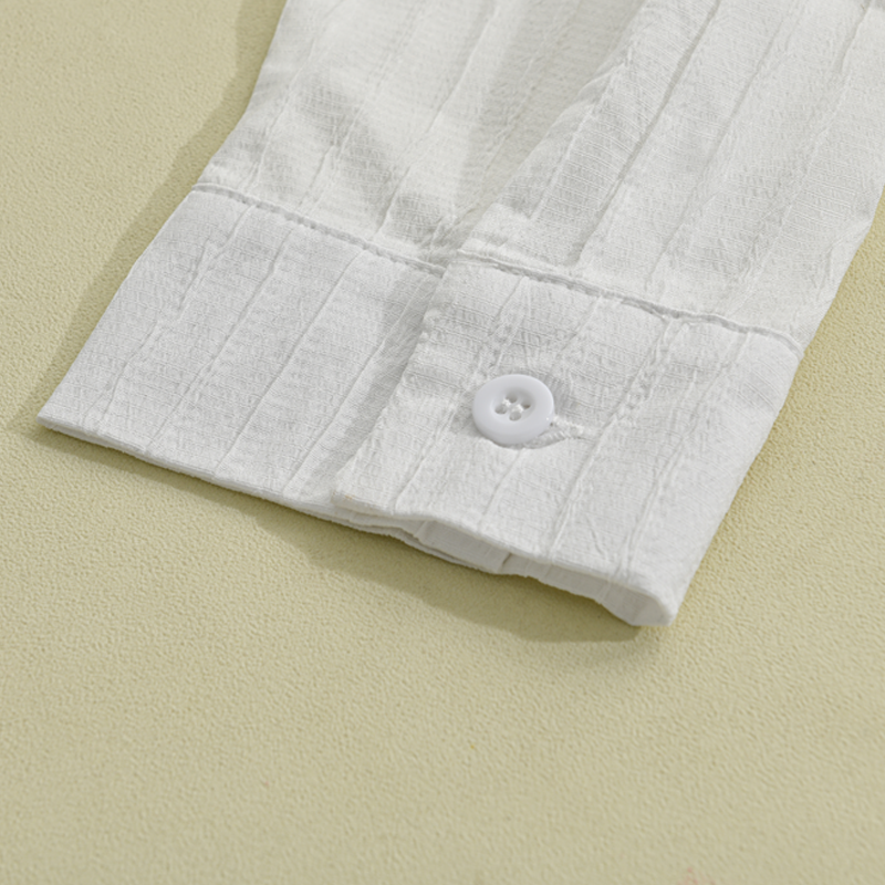 Cullen | Men's Striped Long Sleeve Linen Shirt