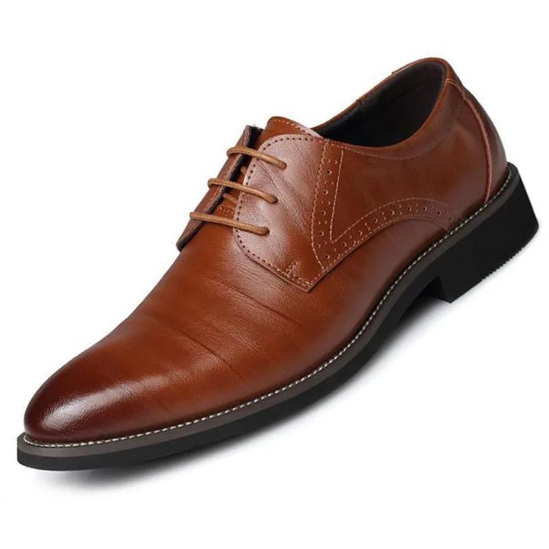 Aster | Men's Classic Vegan Leather Oxford Lace-Up Dress Shoes