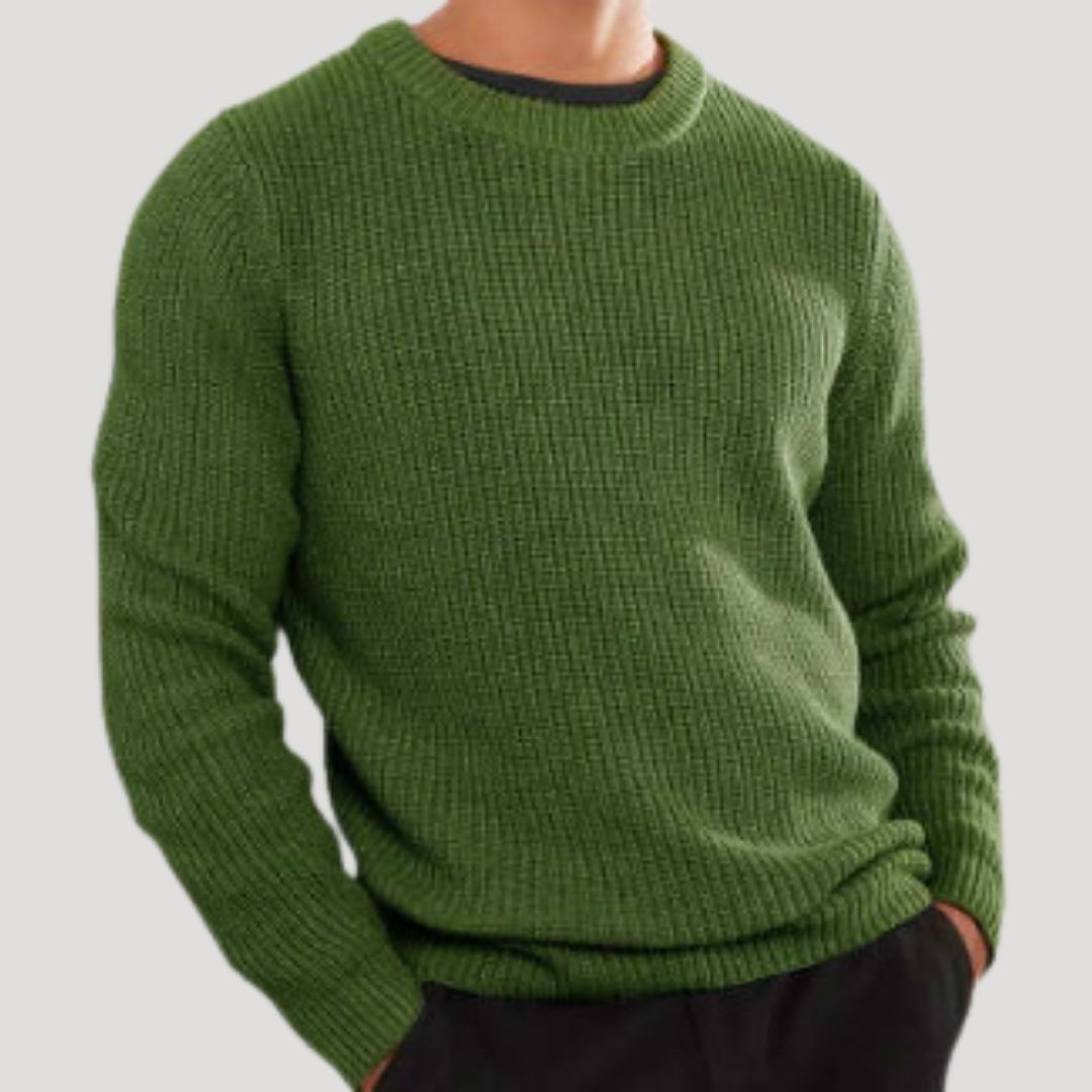 Shane | Men's Wool Blend Crew Neck Winter Sweater