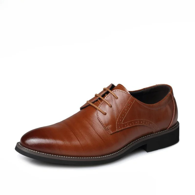 Aster | Men's Classic Vegan Leather Oxford Lace-Up Dress Shoes