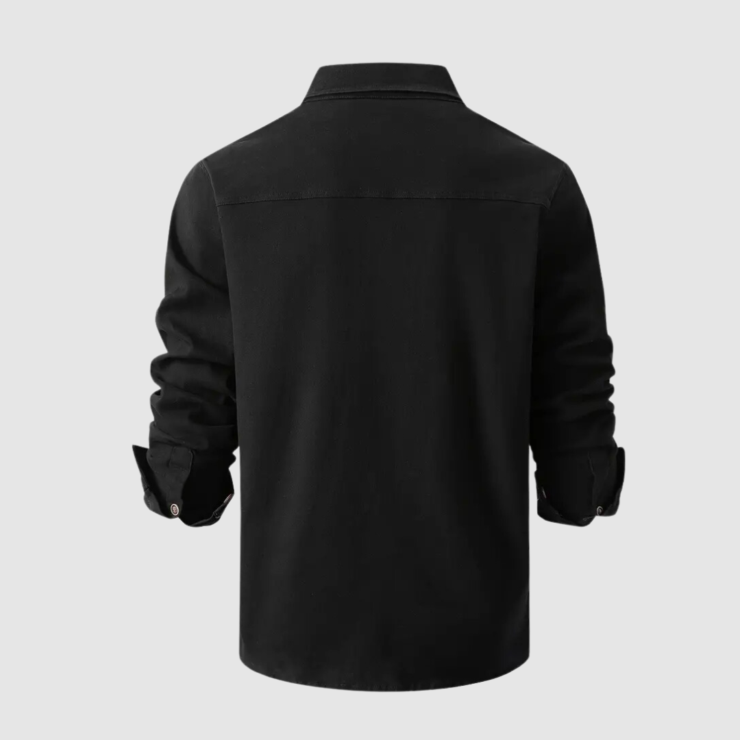 Nigel | Men's Military-Style Button Down Shirt