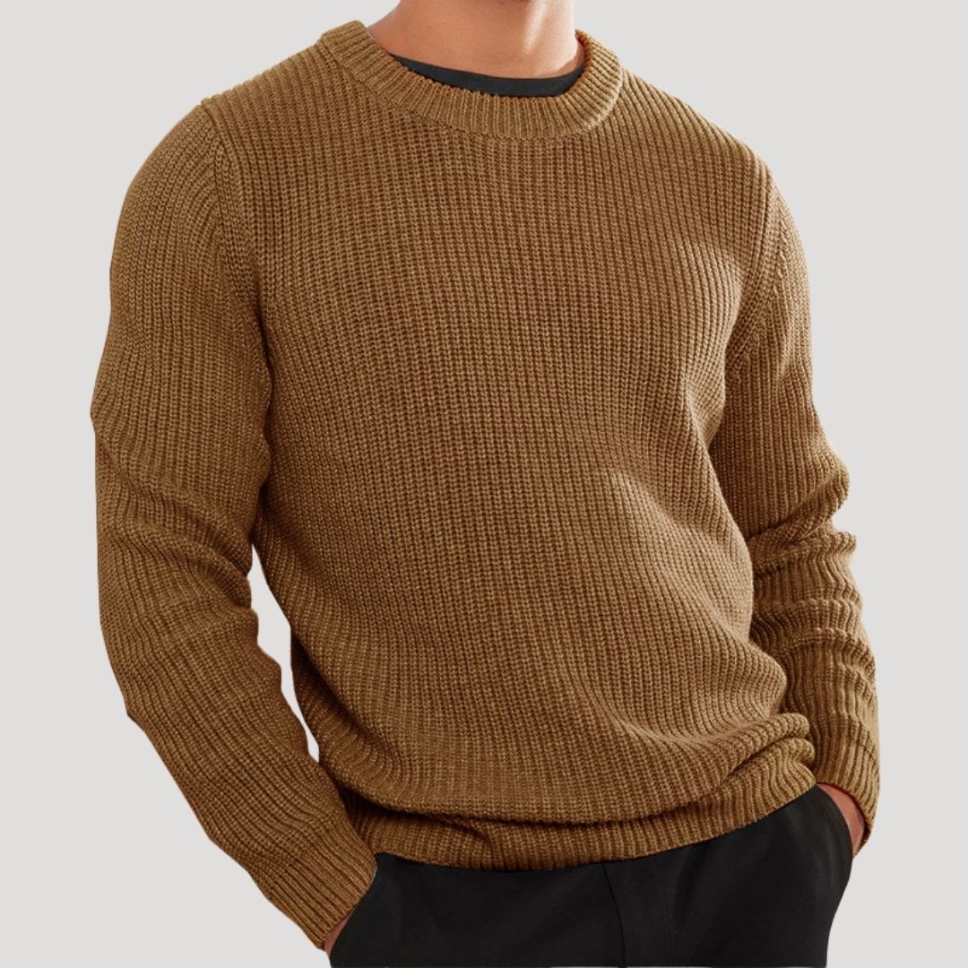 Shane | Men's Wool Blend Crew Neck Winter Sweater