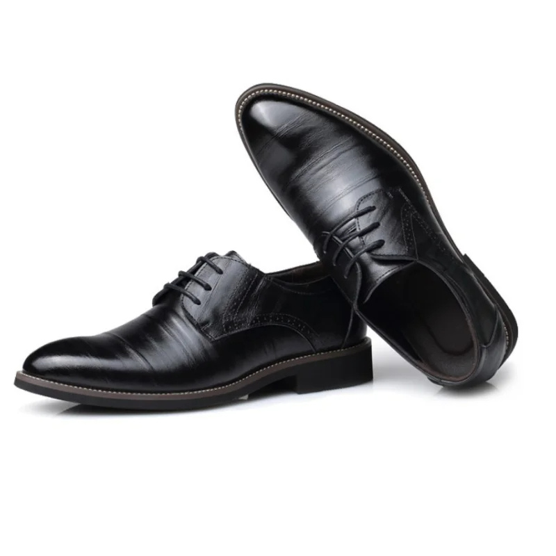 Aster | Men's Classic Vegan Leather Oxford Lace-Up Dress Shoes