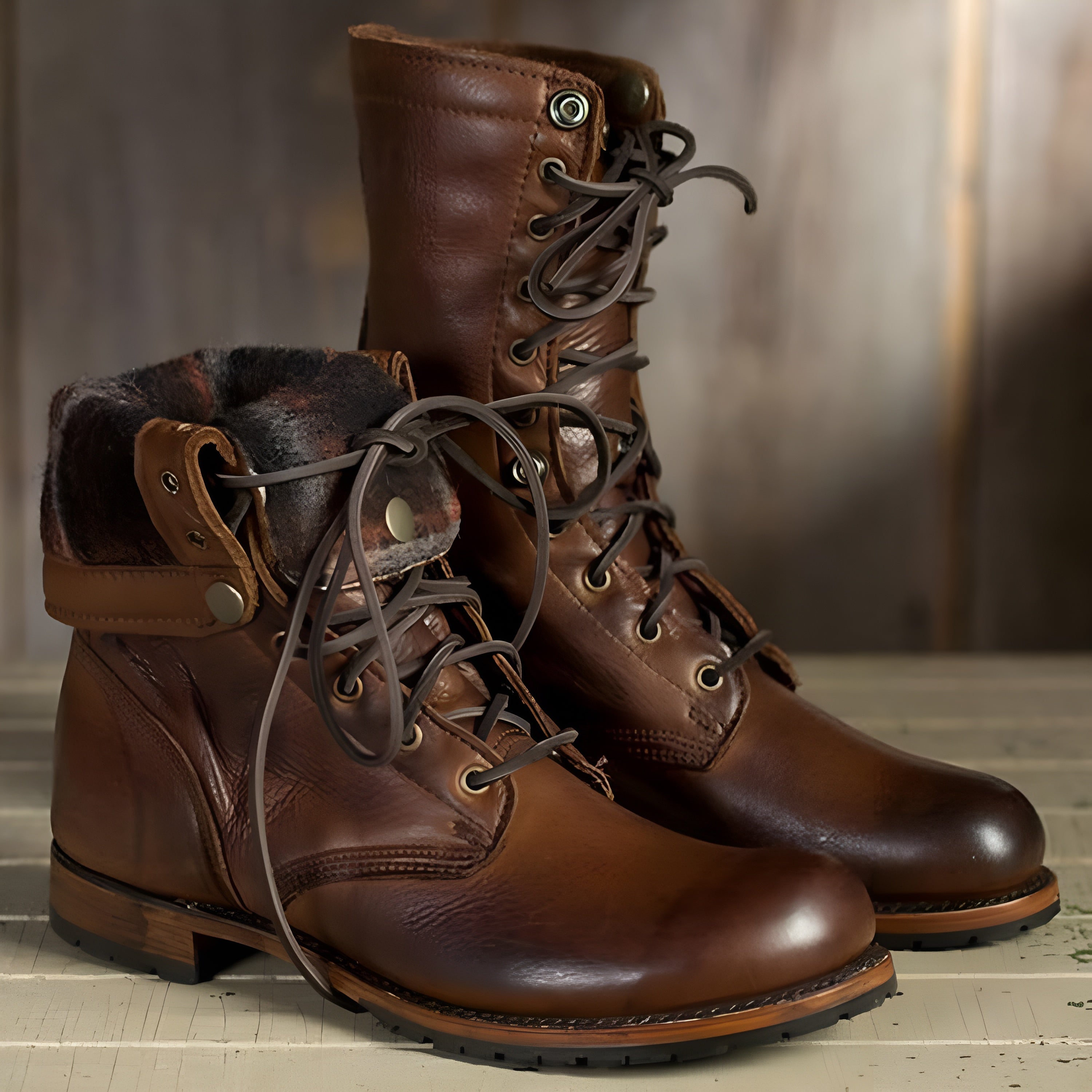 Ismael | Men's High-Top Anti-Slip Leather Boots
