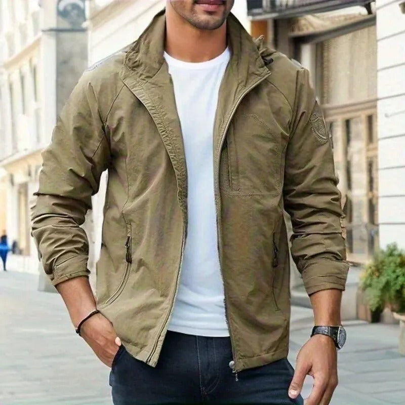 Kevin | Men's Multi-Pocket Windbreaker Jacket
