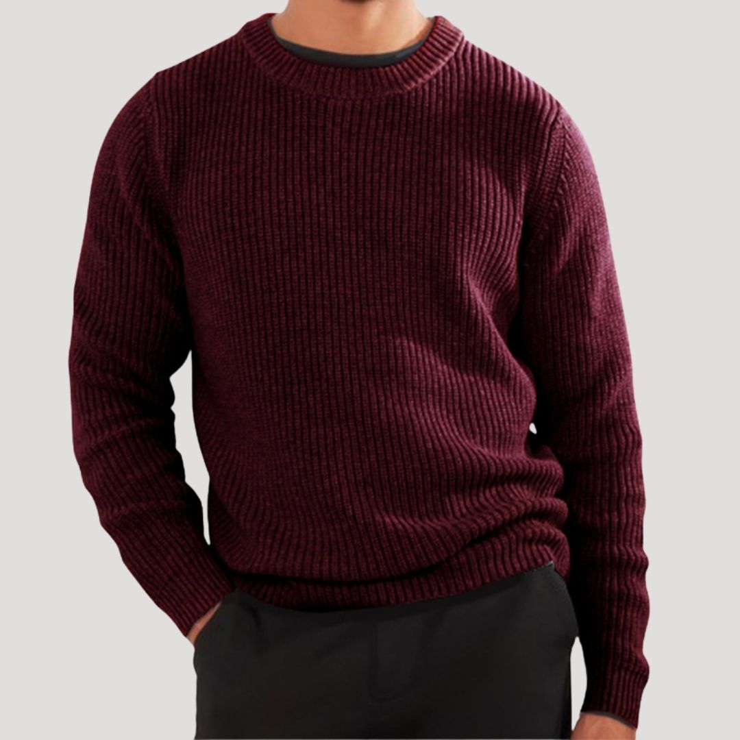 Shane | Men's Wool Blend Crew Neck Winter Sweater