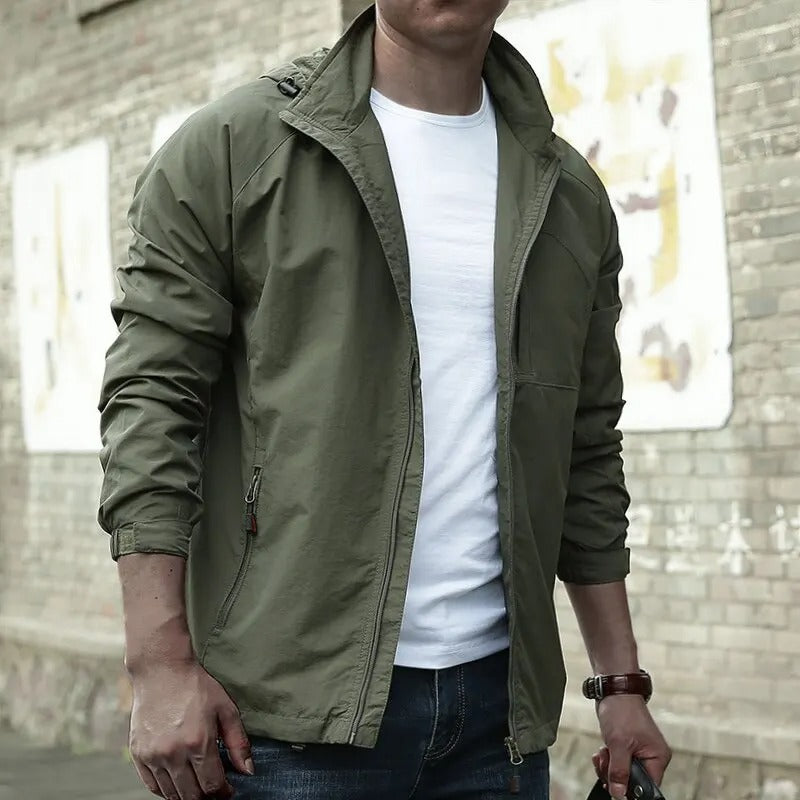 Kevin | Men's Multi-Pocket Windbreaker Jacket