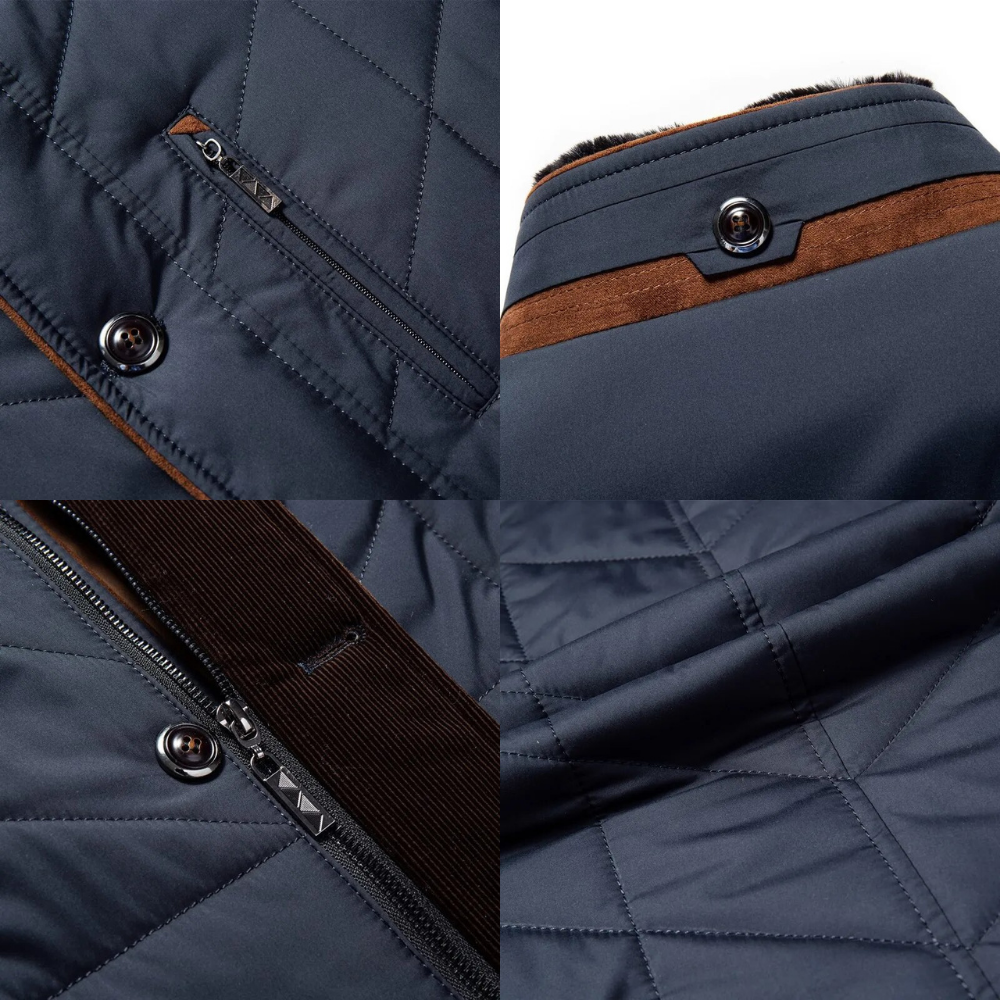Jake | Men's Classic Quilted Warm Winter Jacket