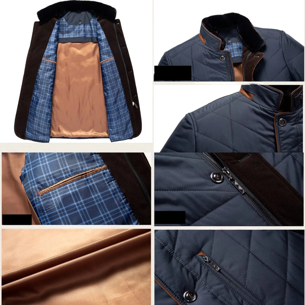 Jake | Men's Classic Quilted Warm Winter Jacket