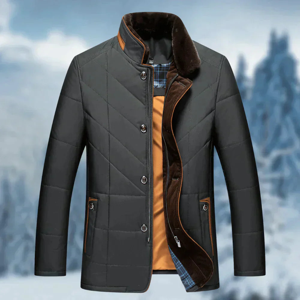 Jake | Men's Classic Quilted Warm Winter Jacket