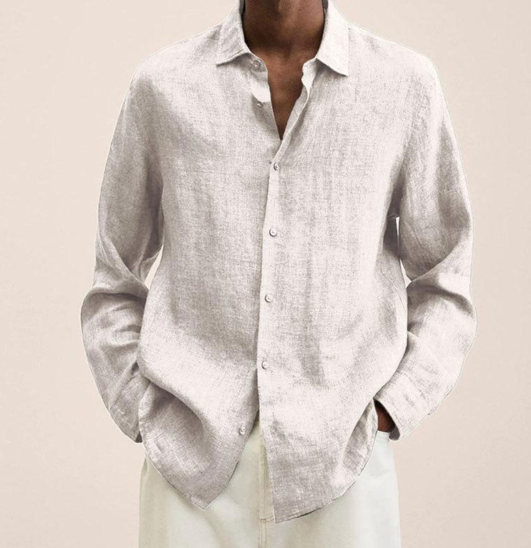 Chen |  Men's Classic Collar Long Sleeve Shirt