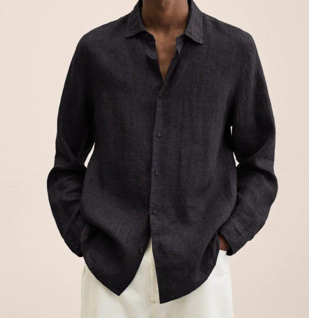 Chen |  Men's Classic Collar Long Sleeve Shirt